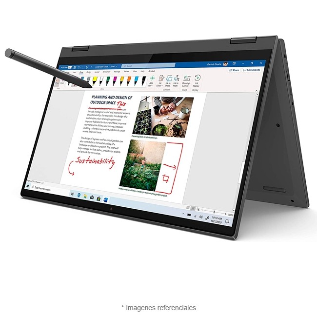 Lenovo IdeaPad FLEX5 14ALC05 2-en-1, AMD Ryzen 3 4300U 2.7 GHz, RAM 4GB, SSD 128GB, LED 14  Full HD Touch, Windows 10 Home
