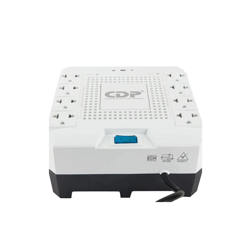 ESTABILIZADOR CDP R-AVR1808I 1800VA/1000W 8 SALIDAS (R-AVR1808I) 