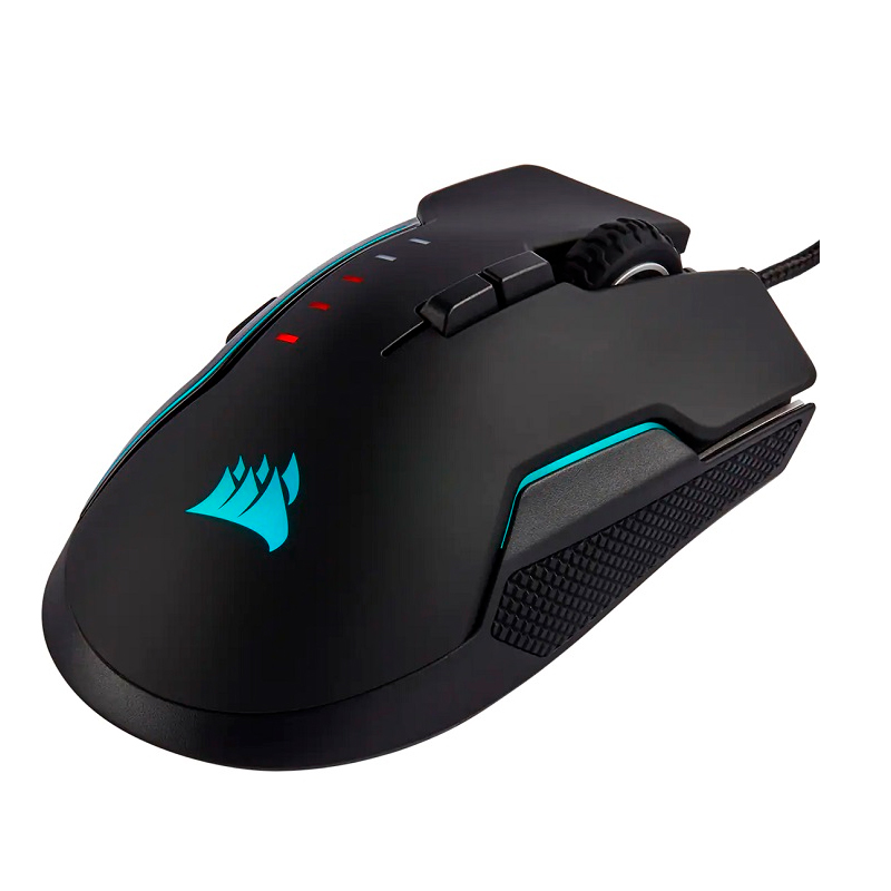 Mouse gamer Corsair GLAIVE RGB PRO, Alumínio.