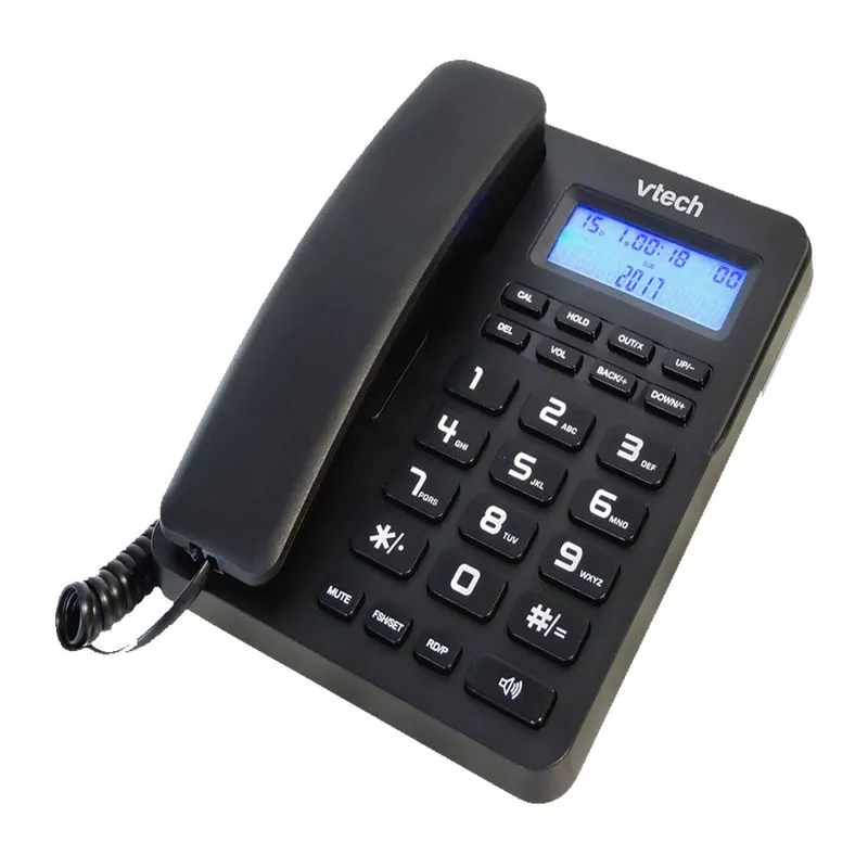 Teléfono fijo Vtech VTC500 control de volumen